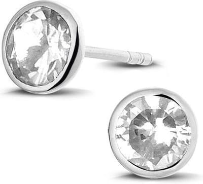 Montebello Oorbellen Malope - 925 Zilver - ∅6mm