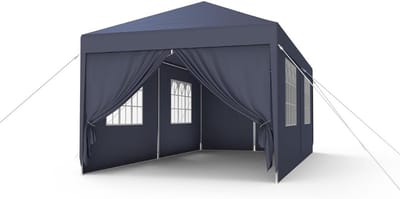 CRLYN® Easy Up Partytent - Paviljoen Opvouwbaar - Extra Stevig - Antraciet