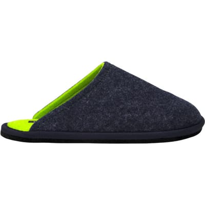 Loewenweiss Lowenweiss hygge bicolor pantoffels handgemaakte wolvilt sloffen / groenlowenweiss hygge bicolor pantoffels handgem