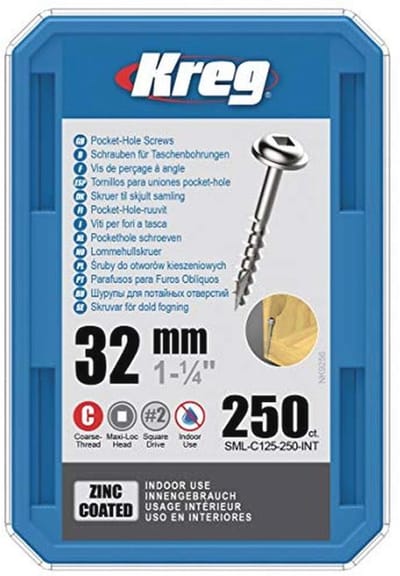 Grof Snijschroeven 32 mm - 250 stuks voor Houtbewerking