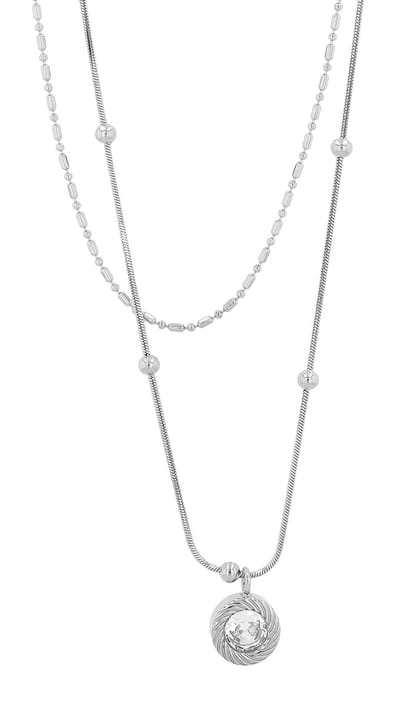 AKZENT Akzent damesketting met hanger "Derly" dames waterbestendig - Edelstahl verguld