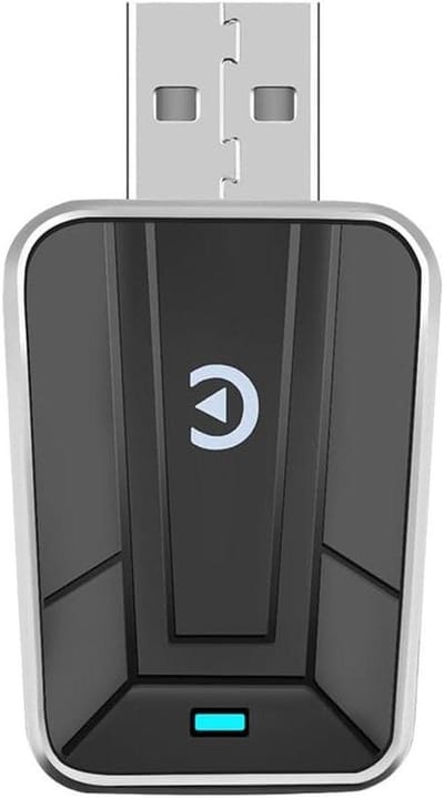 Draadloze CarPlay Adapter - Smart AI Box - Auto Navigatie - 2-in-1 Android Auto - 8x8x1 cm - Zwart