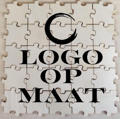 Houten puzzel gepersonaliseerd met uw eigen tekst of afbeelding 5x5