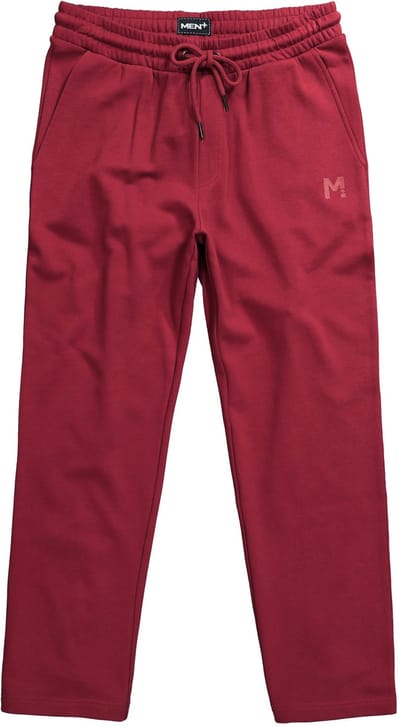 Men Plus - Heren - Trainingsbroek Basic Fit elastische tailleband - Bordeauxrood - Maat 3XL