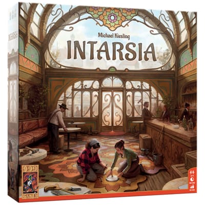 999 Games - Intarsia - Bordspel - Met 2 verschillende spelvarianten - Winnaar Speelgoed van het Jaar - Gezelschapsspel