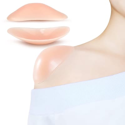 Schoudervulling - Herbruikbaar - Shapetape - Siliconen Schouderpads - 2 Stuks - Schoudervulling voor Kleding - Anti Slip Schouder Vulling voor Dames - Zelfklevende Schoudervulling