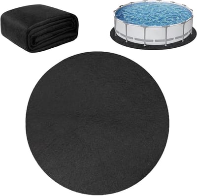 Ronde Antislip Zwembadmat - Waterdichte Bescherming voor Buiten, Opvouwbare Bodemmat voor Zwembaden (460cm)