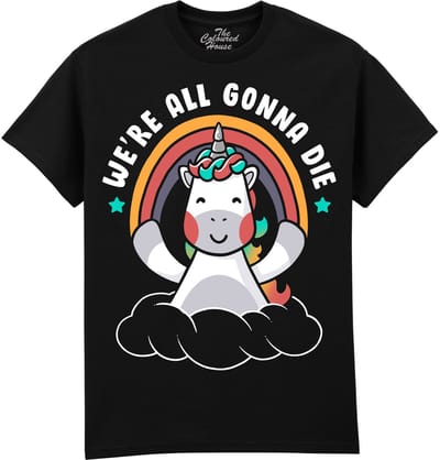 We're All Gonna Die The Coloured House T-shirt XL