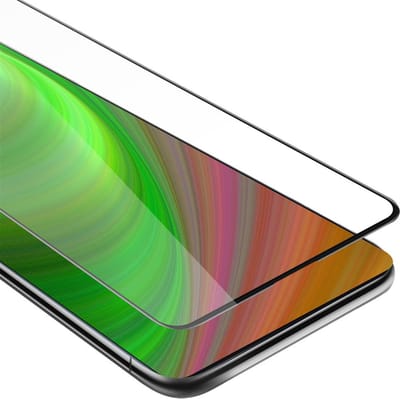 Cadorabo Screenprotector geschikt voor Xiaomi Mi 9T / Mi 9T PRO / RedMi K20 / RedMi K20 PRO Volledig scherm pantserfolie Beschermfolie in TRANSPARANT met ZWART - Gehard (Tempered) display beschermglas in 9H hardheid met 3D Touch