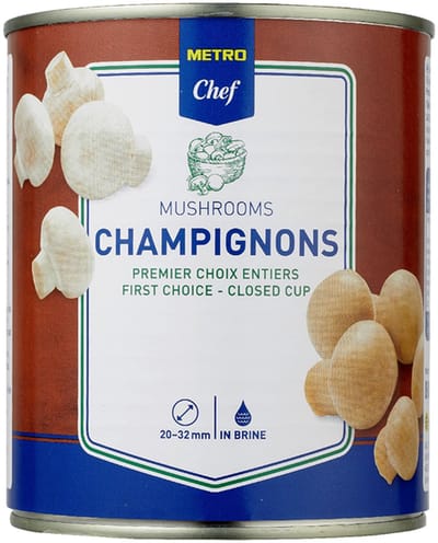 METRO Chef Champignon heel klein 6 x 850 gram