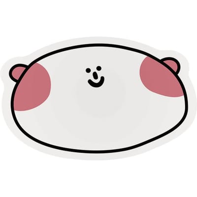 Cartoon Dier Badkamerdeur Absorberende Vloermat Huishouden Toilet Badkamer Antislipmat Speciale Diatomeeënaarde Vloermat 50 * 80cm