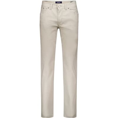 Gardeur Broek Sandro Cool Touch Comfort Stretch Fine Structure Pattern Zand / male