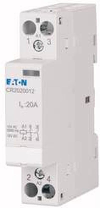 Eaton CR2002012 Installatiezekeringautomaat Nominale spanning: 12 V DC/AC Schakelstroom (max.): 20 A 2x NC 1 stuk(s)