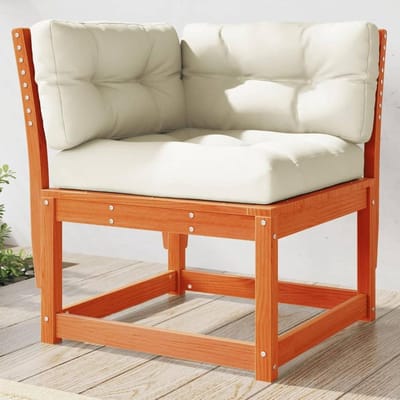 Hoekbank Tuin - Buitenbank - Ontspannen Buiten - Massief Hout - 73 x 73 x 78 cm - Bruin