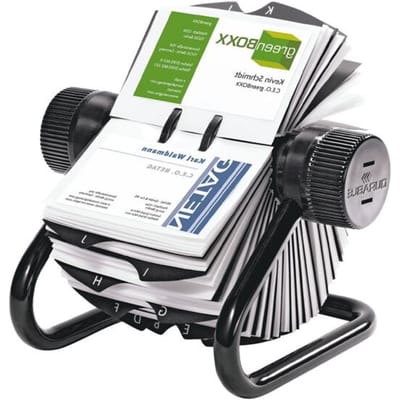 Durable Visifix visitekaarthouder - 400 kaartjes - Zwart