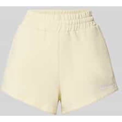 High waist sweatshorts met gestikt logo model 'WILUNA'