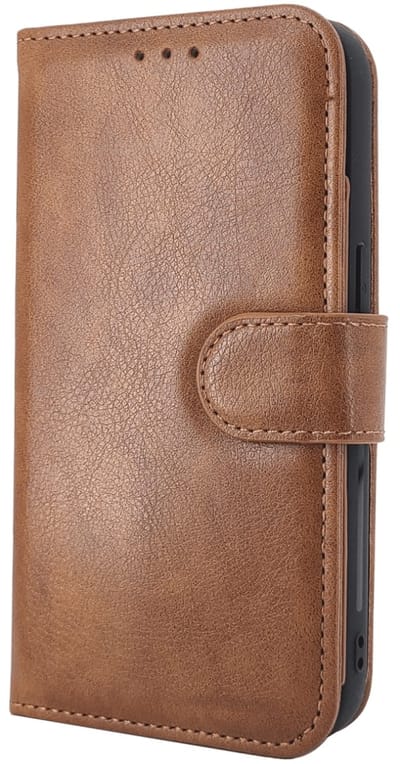 Casemania Bookcase 2-in-1 Hoesje met Pasjeshouder - 6 pasjes – iPhone 17 Air - Bruin