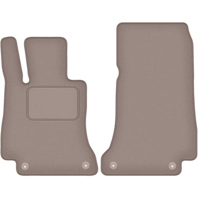 Wielganizator WLG-CARLUX Serie - Auto Voormatten - Mercedes E A238 Cabrio 4MATIC - Beige - Polypropyleen