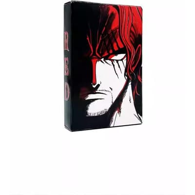 1 stuk Officieel One Piece Rode Editie Speelkaarten | Gelicentieerde Anime Poker voor Plezier en Feesten | Verzamelbaar Mooi Cadeau voor Fans rood