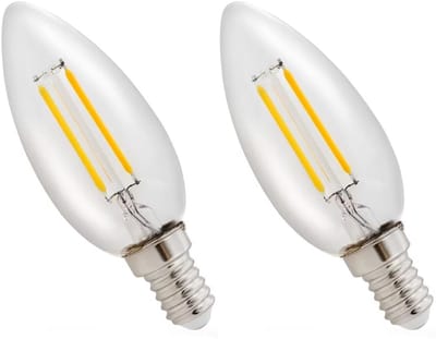 Spectrum LED Lamp E14 1W 230V - 120 Lumen - 4000K Neutraal wit - Natuurlijk licht - Energiezuinig - 2 stuks