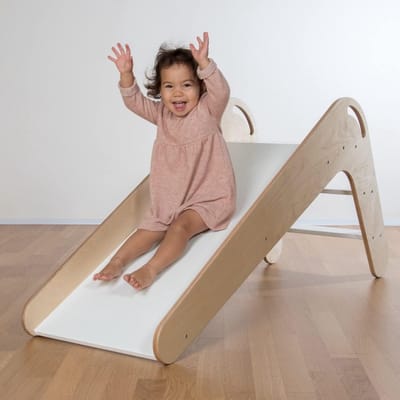 Kinder Glijbaan Hout Binnen - Natuurlijk Design voor Kinderkamer