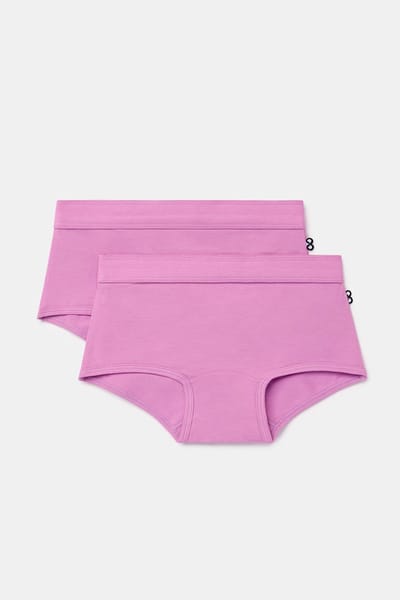 Woody 2 boxers meisjes - lilaroze - 262-10-SHD-Z/436 - maat 176