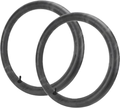 Fietsbinnenband 2-pack - Rubberen binnenband - Kinderfiets reparatie - Versterkte constructie - 26x2.125-2.35 - Zwart