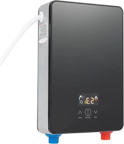 Doorstroomverwarmer - Boiler Verwarmer - Direct Warm Water - IPX4 Waterdicht - 6500 W - Zwart