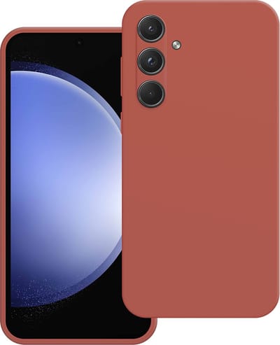 Cazy hoesje geschikt voor Samsung Galaxy S23 FE Hoesje - Color Backcover - Rood