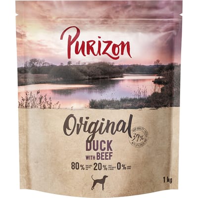 1kg Purizon Eend met Rund Adult Honden Droogvoer