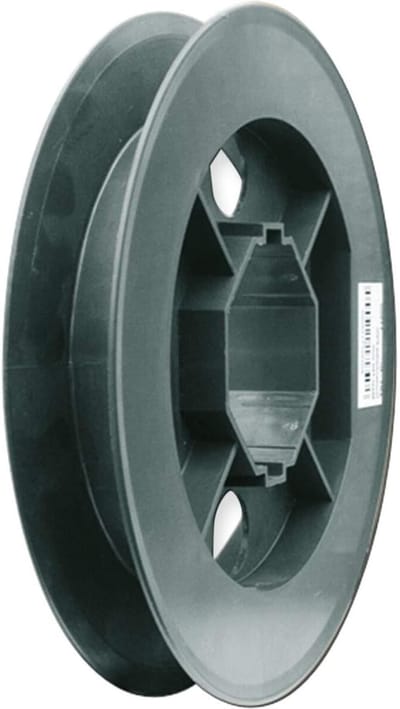 Schellenberg 11700 MAXI riemschijf voor achthoekige assen van 60 mm, diameter van de riemschijf 17 cm, geschikt voor een riembreedte van 23 mm.