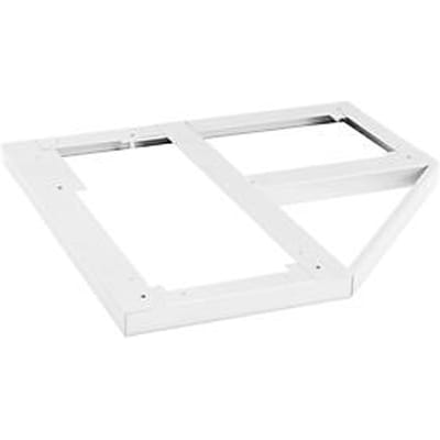 Schäfer Shop Genius stalen sokkel TETRIS WOOD, voor hoekkast B 800 mm, wit