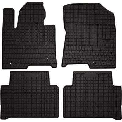 Wielganizator SolidPRO Serie - Automatten - Zwarte Rubberen - Op Maat Gemaakt - Voor Kia Sorento IV XL Hybrid SUV