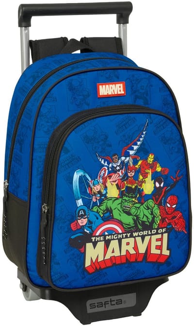 Schoolrugzak The Avengers Blauw Zwart 27 x 10 x 67 cm 27 x 33 x 10 cm