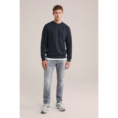 WE Fashion 5-pocket Mid Waist Light Grey Taglia: W28L30 | Jeans straight fit Outlet | Uomo | Grigio