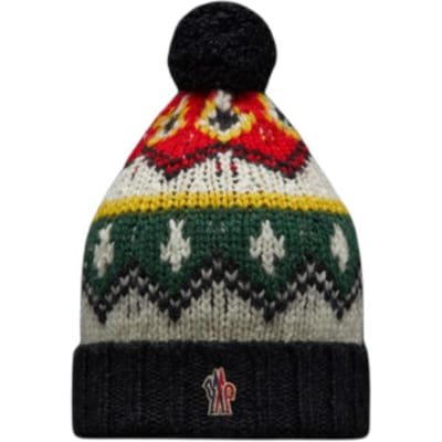 Moncler Grenoble Gebreide Polyamide Wolmix Muts Kinderhoeden Zwart I29573B00001M2089002 M gray