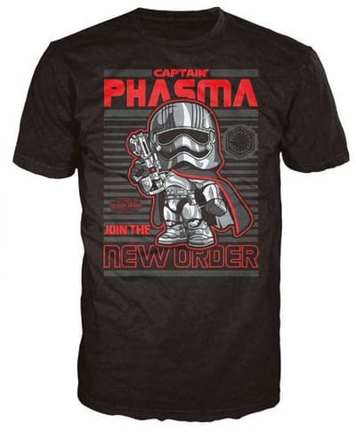 Pop! Tees: Star Wars - Captain Phasma Size S
