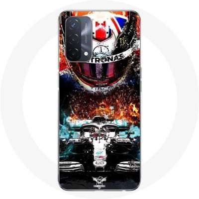Oppo A93 5G hoesje Lewis Hamilton Mercedes 44