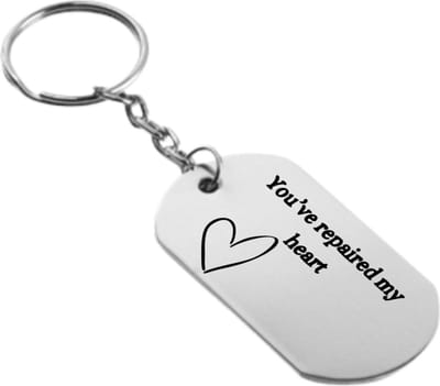 Akyol - you've repaired my heart sleutelhanger - Quotes - familie vrienden - cadeau - 54 x 29mm