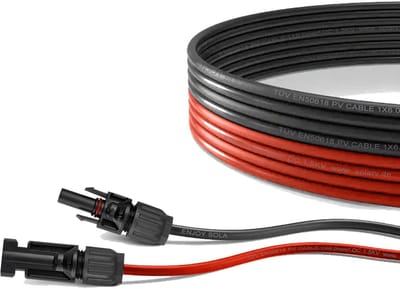 Professionele 3m verbindingkabel 4 mm² voor Zonnepaneel MC-4 aansluiting