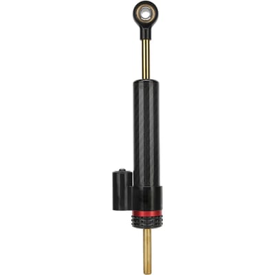Amortisseur de Direction pour Moto Fibre de Carbone Pièces Universelles Convient black