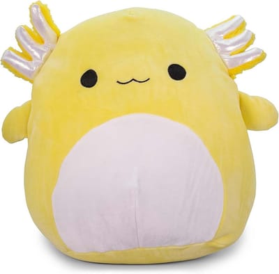Grote Gele Kwal Kussen Pluche Knuffel 30.5 cm - Super Zachte Marshmallow Textuur