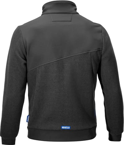 Sparco Teamwork - Fleece Vest Crestone Sweater - Grijs/Marineblauw — XS