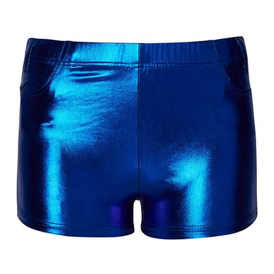 Apollo - Hotpants dames - Latex - Kobalt Blauw - Maat XXS/XS - Hotpants - Carnavalskleding - Feestkleding - Hotpants latex - Hotpants dames