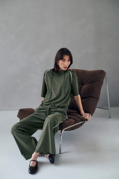 Simone P pants technical jersey | Army - Army / S
