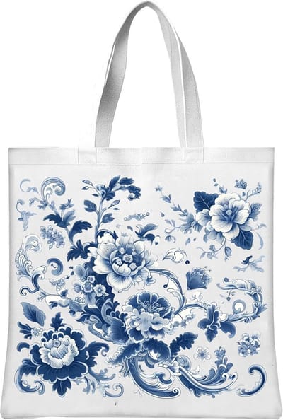Stijlvolle Canvas Draagtas Dames - Tote Bag voor School, Boodschappen en Dagelijks Gebruik