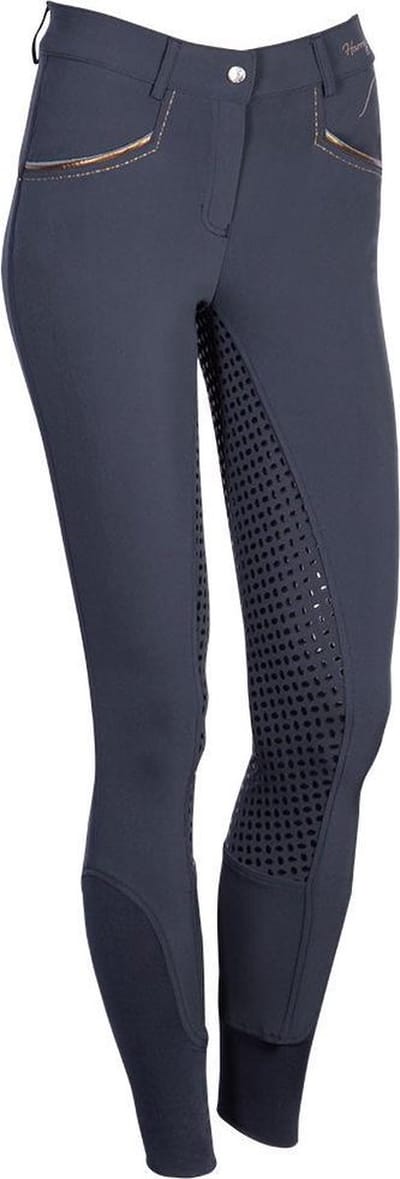 Harry's Horse Rijbroek Denici Cavalli Rosegold Full Grip Kids Navy - 164