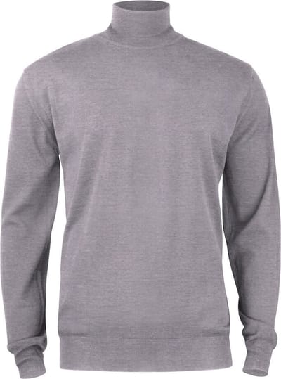 Cutter & Buck Kennewick Turtleneck Heren 355408 - Grijs Melange - S