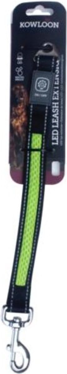 Kowloon - Led hondenriem verlenging - Groen licht - 39 cm - Hond - lijn - Waterdicht - Oplaadbaar