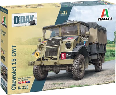 Italeri Modelbouwpakket Auto - 0233 Chevrolet 15 CWT Truck UK D-Day 80th Anniversary Plastic - 1:35 - Modelbouw